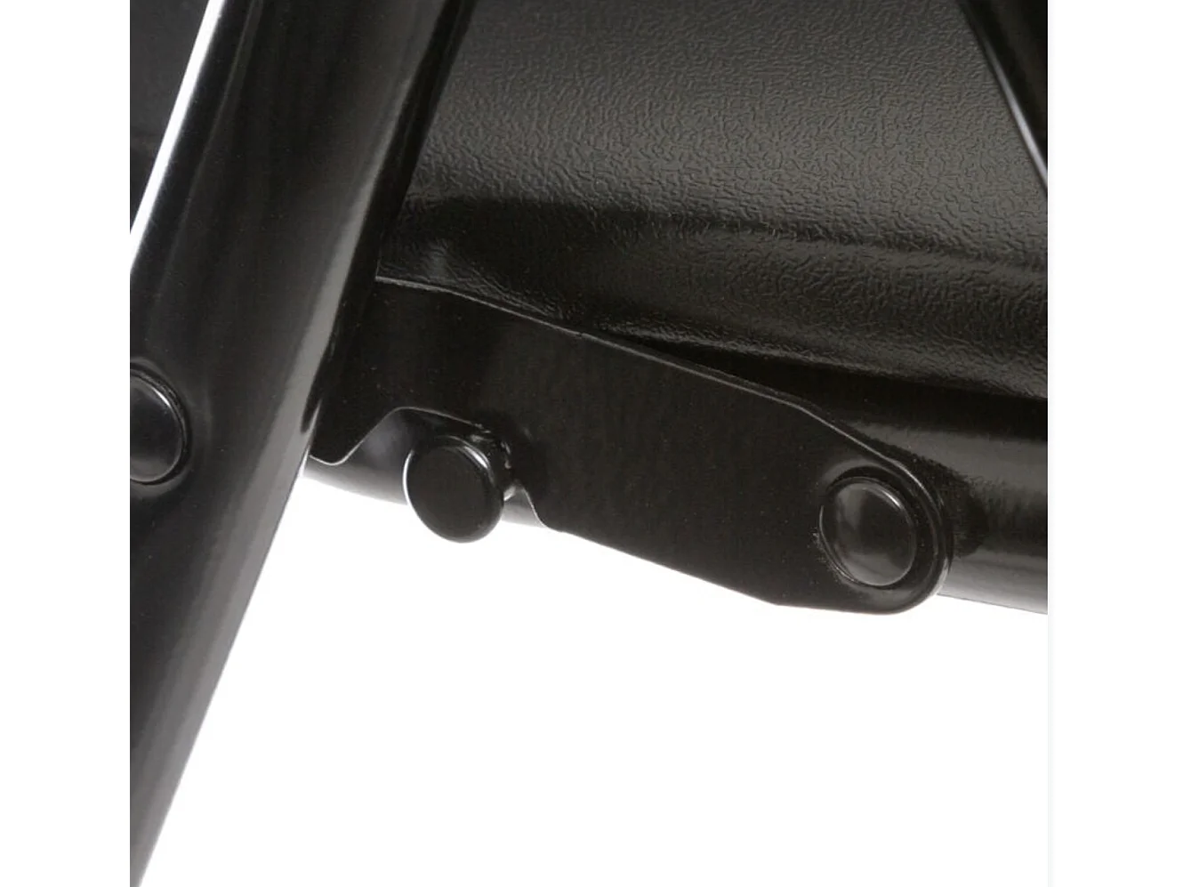 Lot de 2 chaises pliantes noir TALY