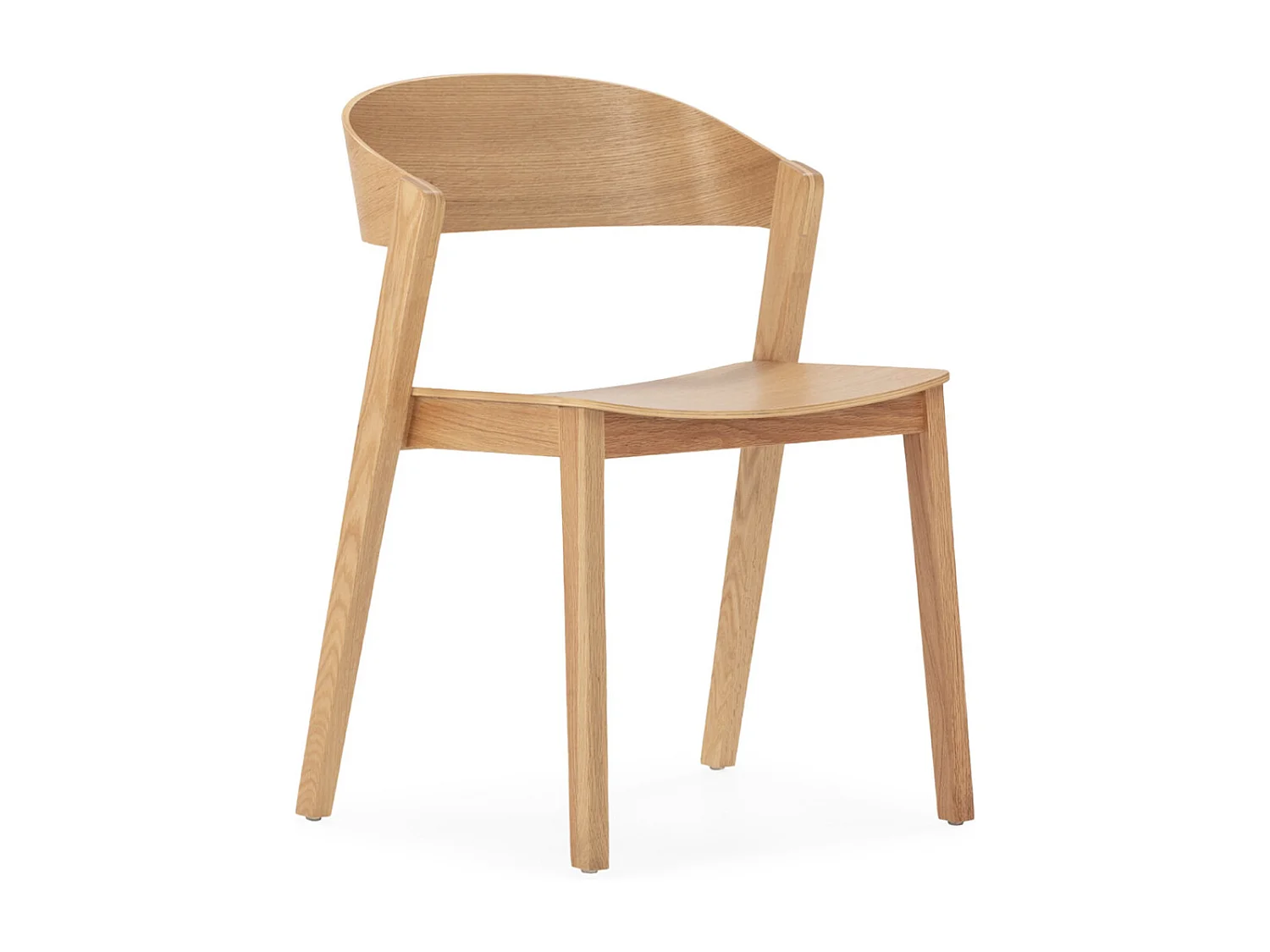 MASKA stoel van natuurlijk eikenhout – Modern en tijdloos design