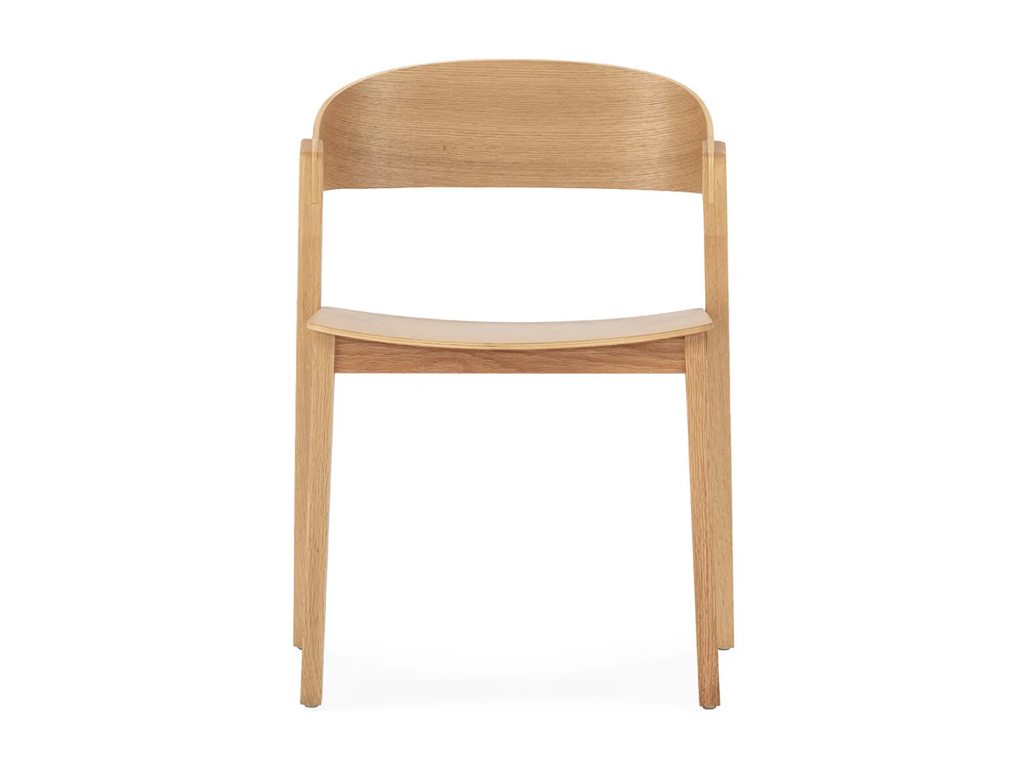 MASKA stoel van natuurlijk eikenhout – Modern en tijdloos design
