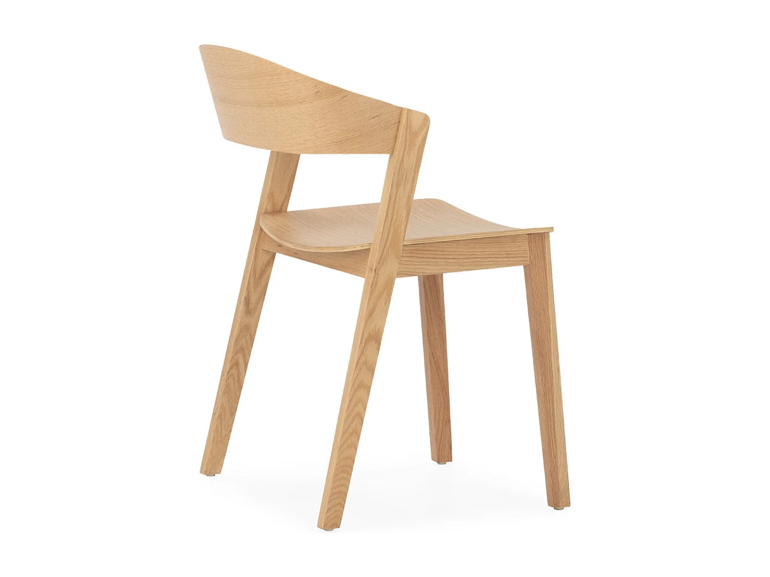 MASKA stoel van natuurlijk eikenhout – Modern en tijdloos design