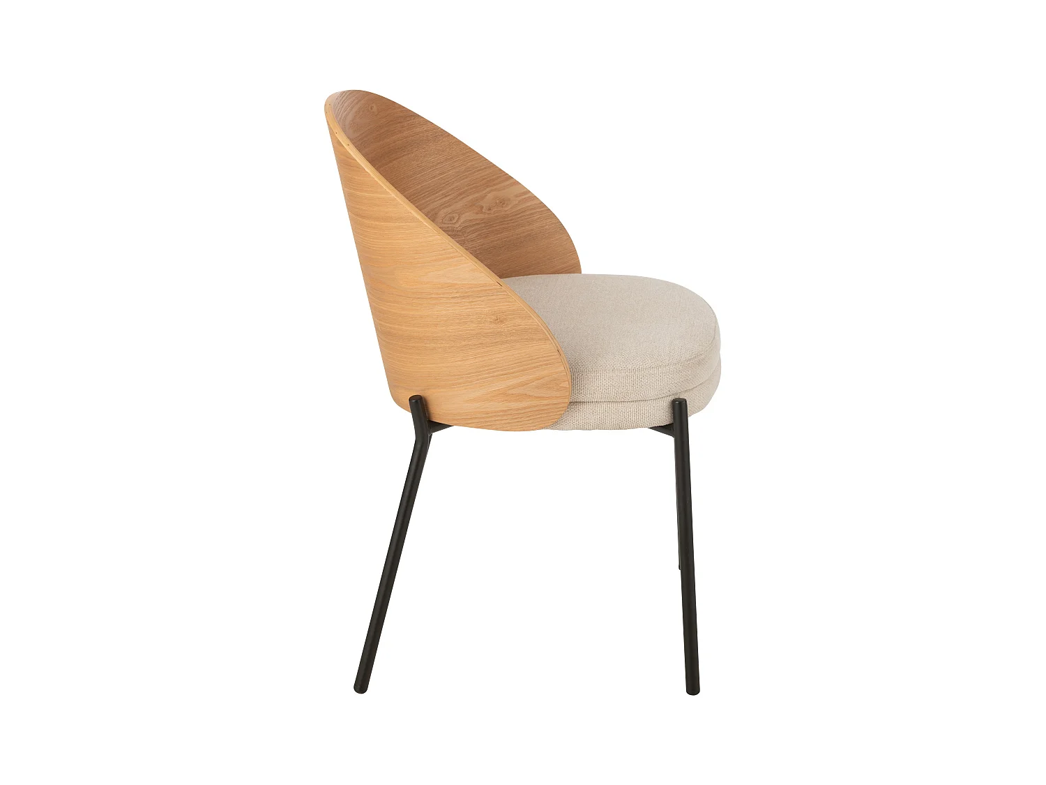 Silla LONE – Diseño moderno y comodidad duradera-Color ribete verde crudo