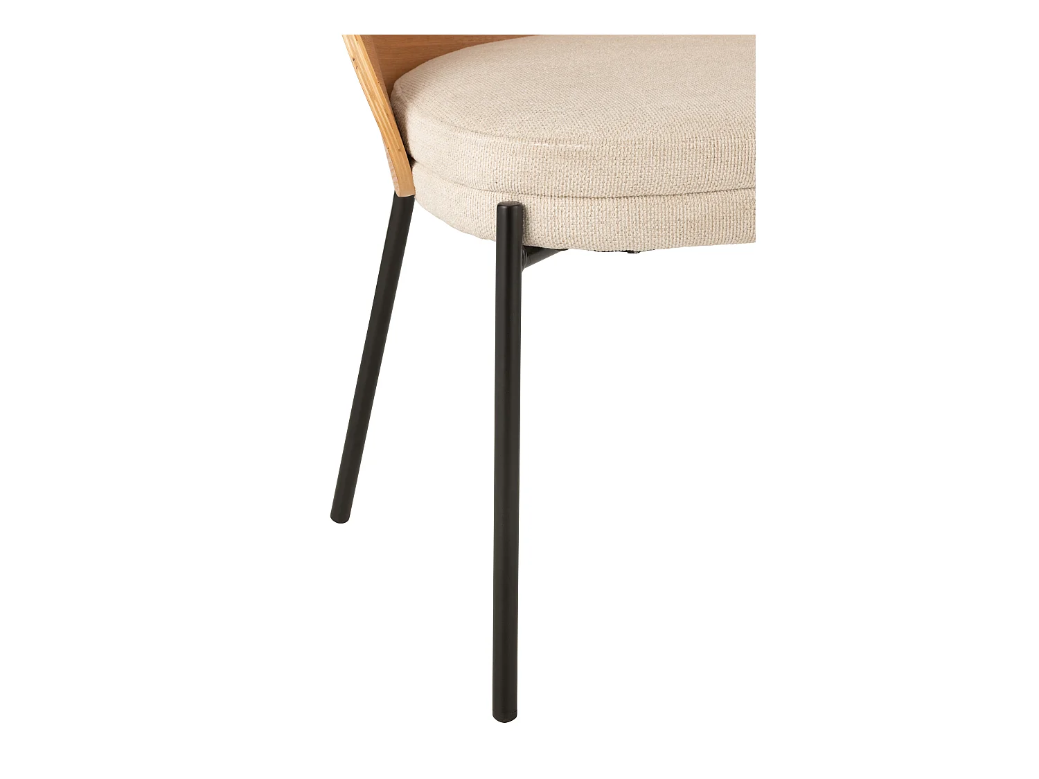 Silla LONE – Diseño moderno y comodidad duradera-Color ribete verde crudo