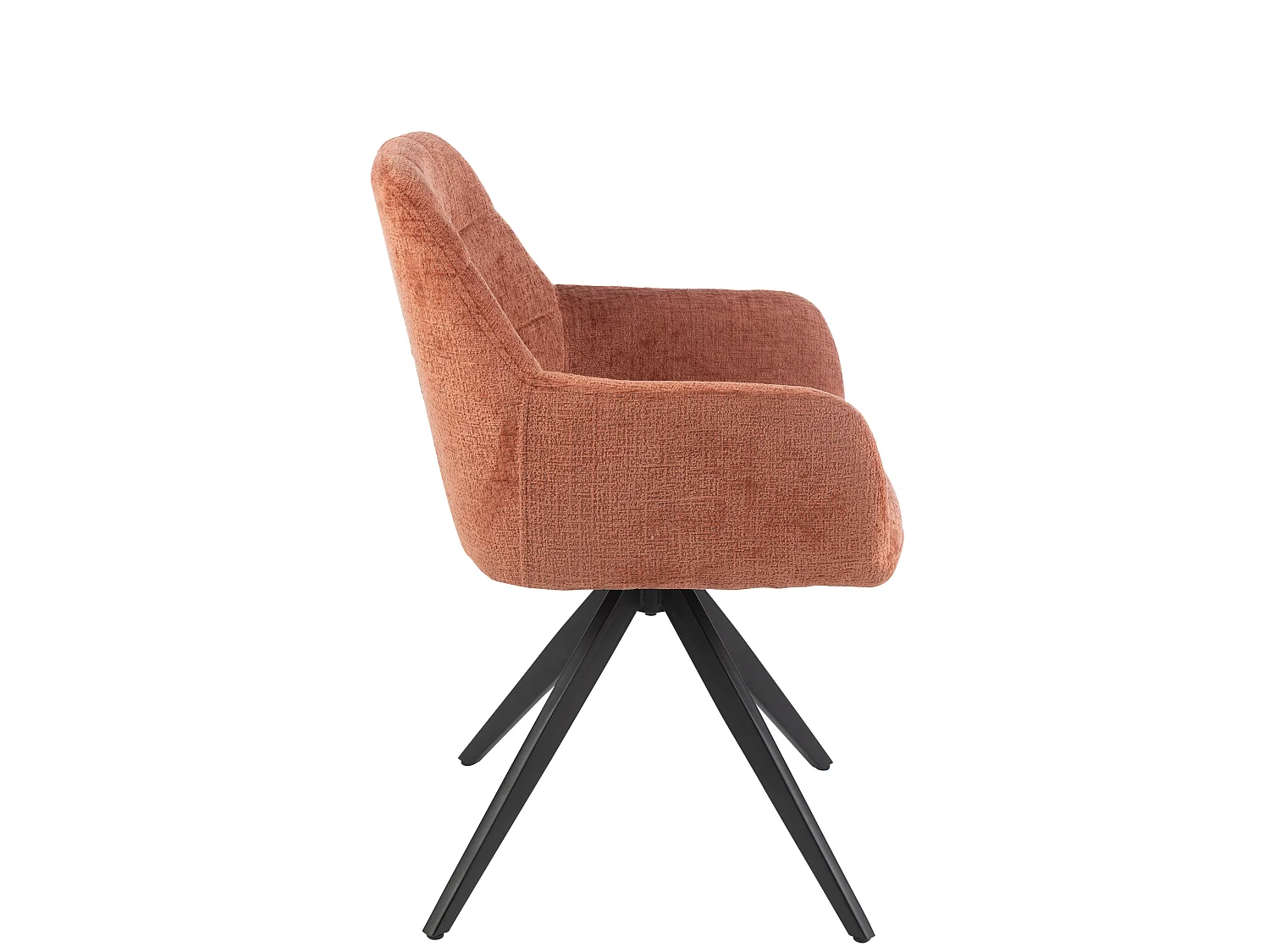 Chaise Design "Louna" 85cm Pêche