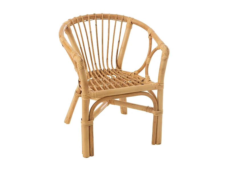 Chaise enfant rotin naturel Filou L 45cm