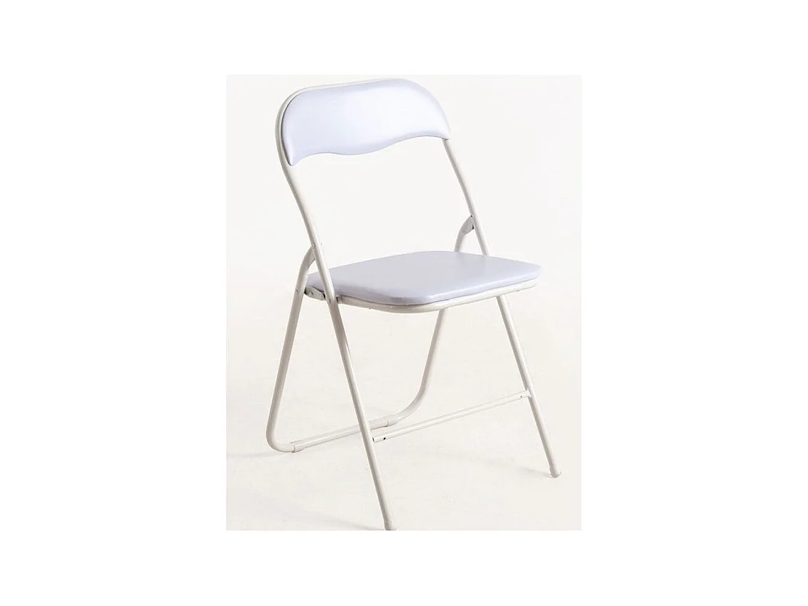 Silla plegable Taly blanca - Juego de 2