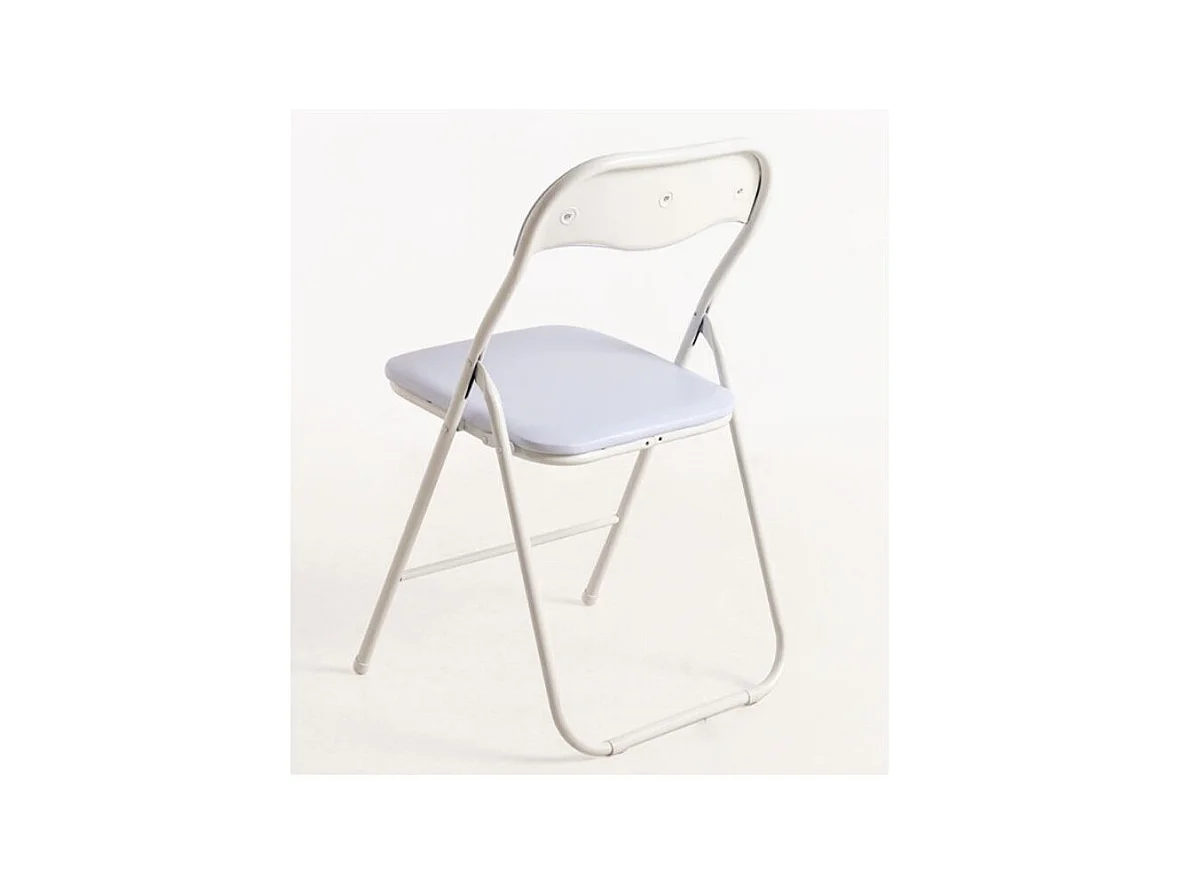Silla plegable Taly blanca - Juego de 2
