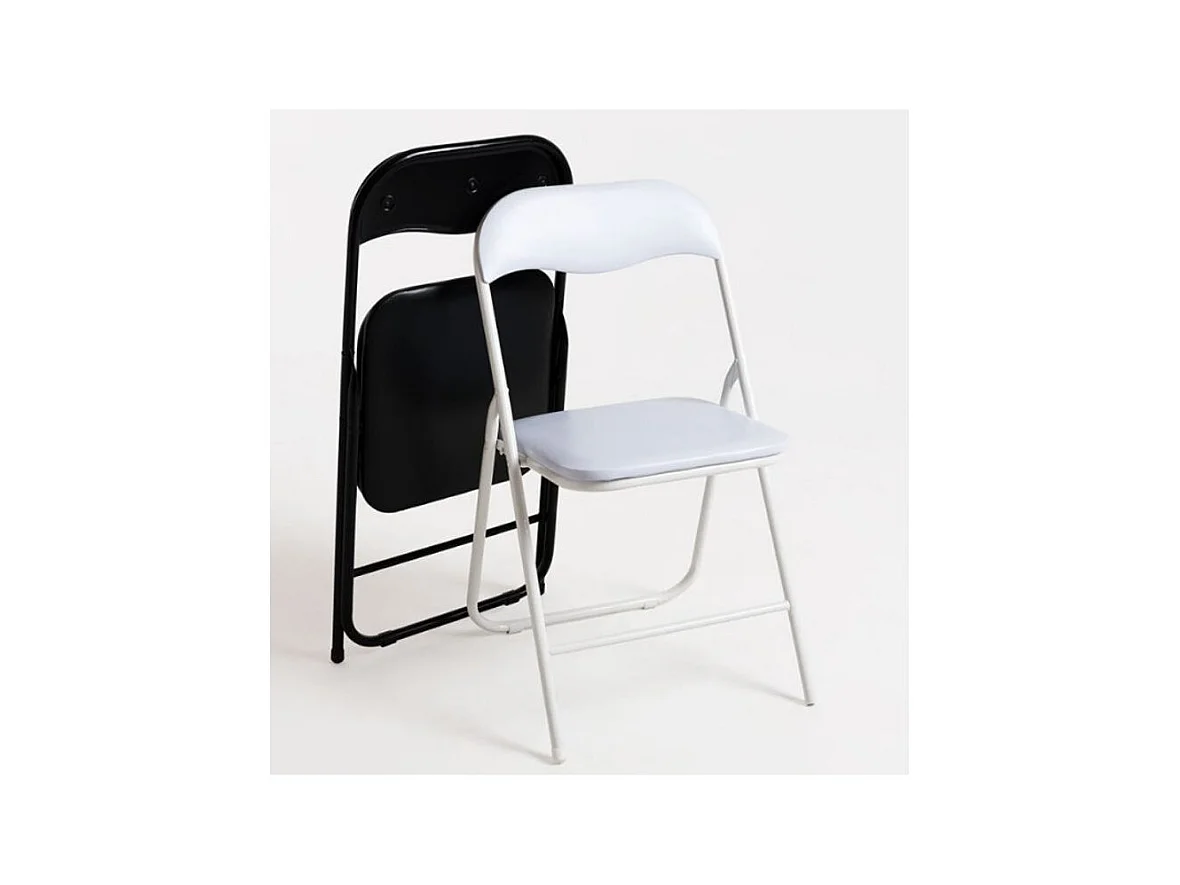 Silla plegable Taly blanca - Juego de 2