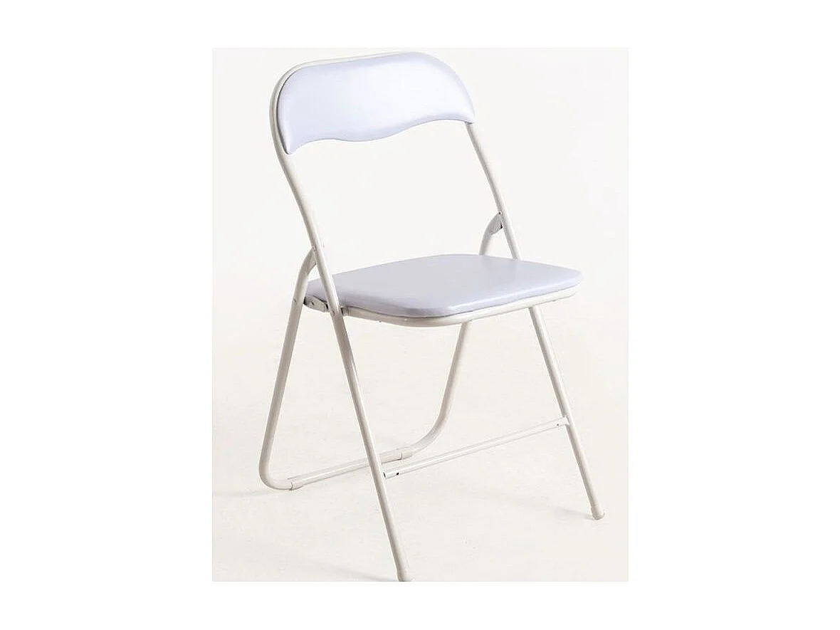 Silla plegable Taly blanca - Juego de 2