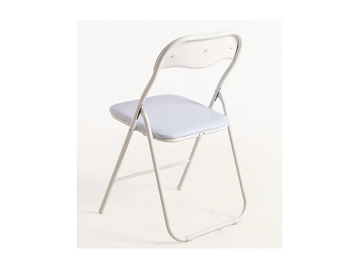 Silla plegable Taly blanca - Juego de 2