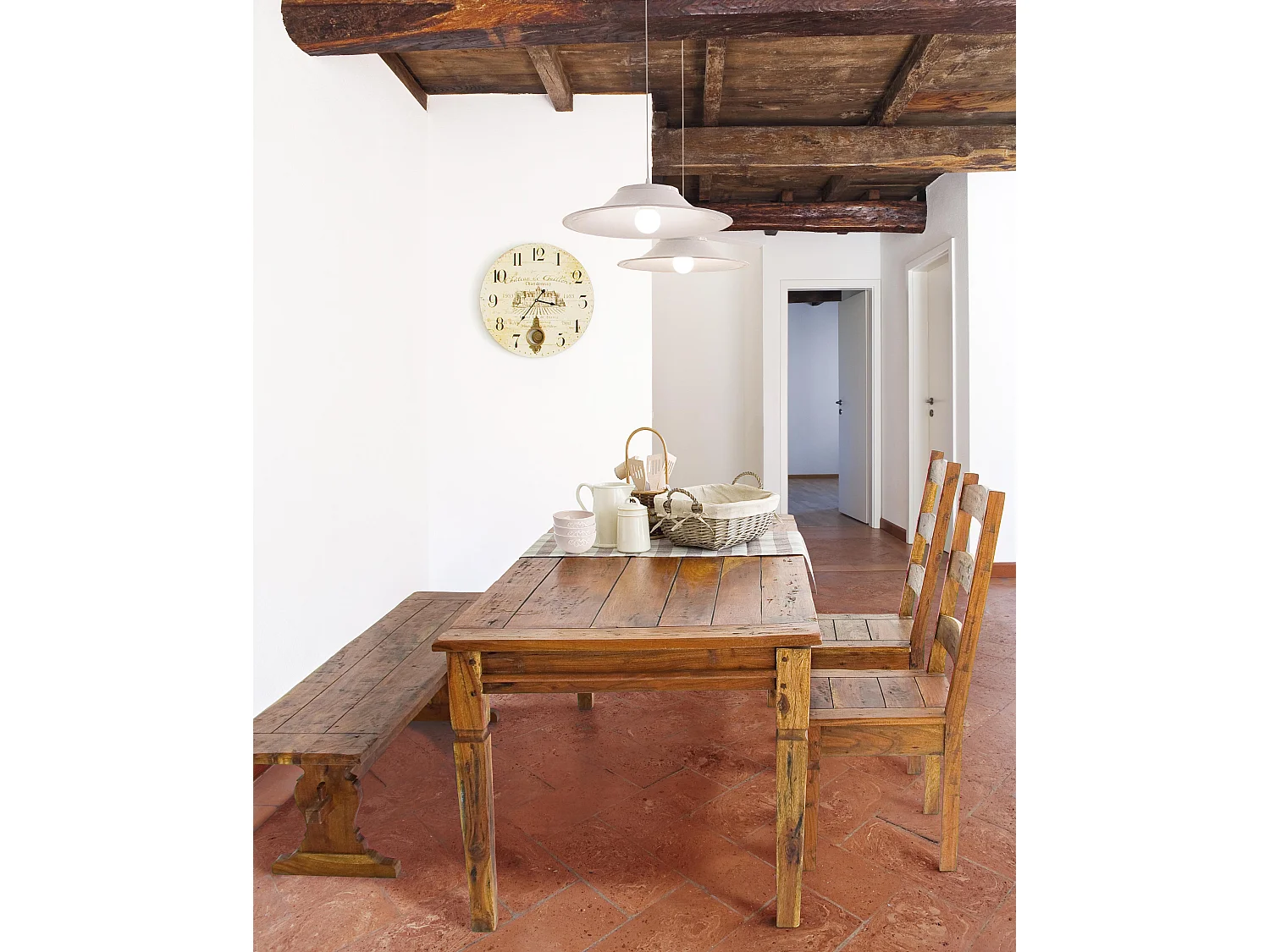 Lot de 2 chaises en bois d'acacia KASTELA