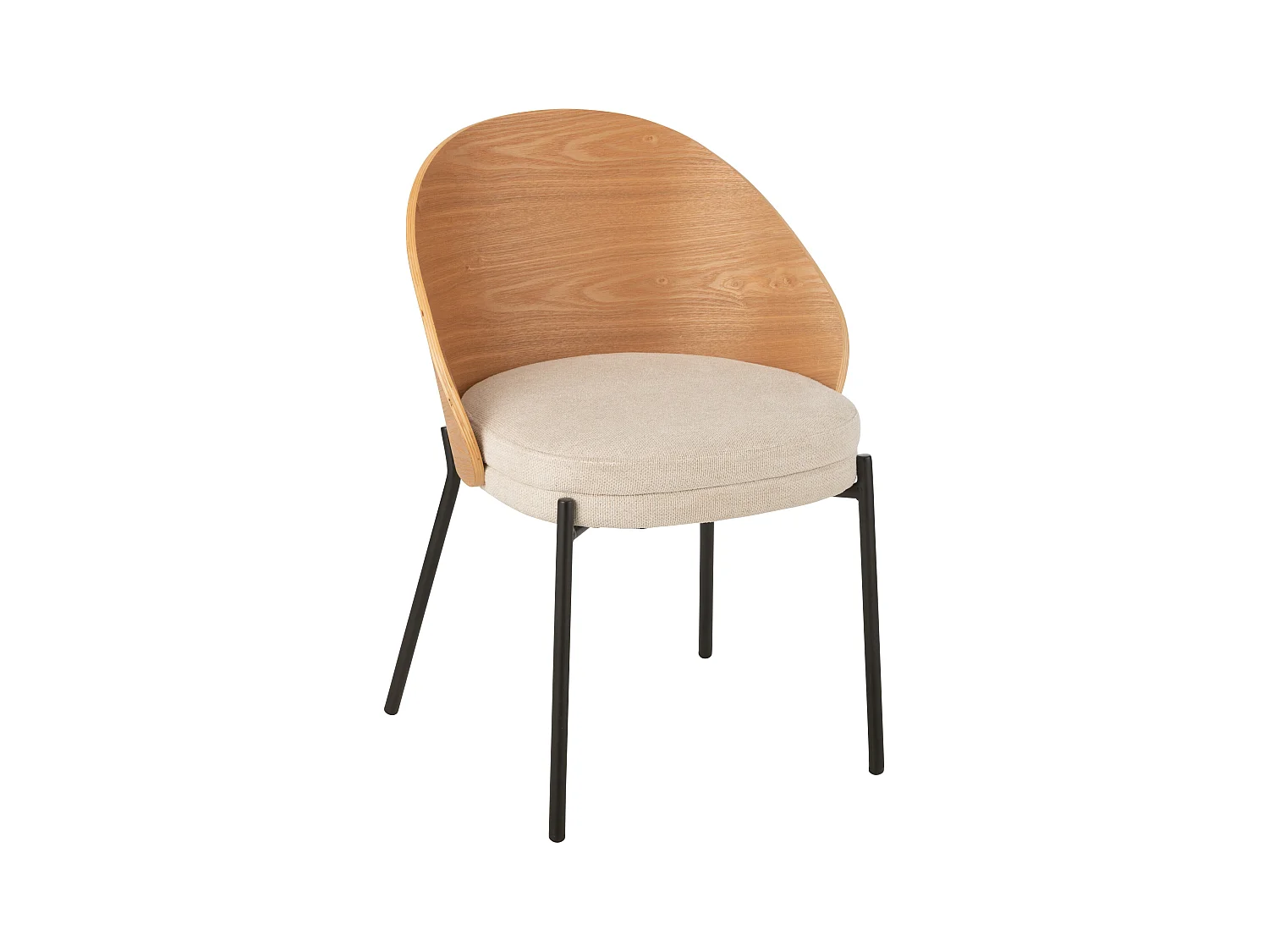 Chaise LONE – Design moderne et confort durable-Marron