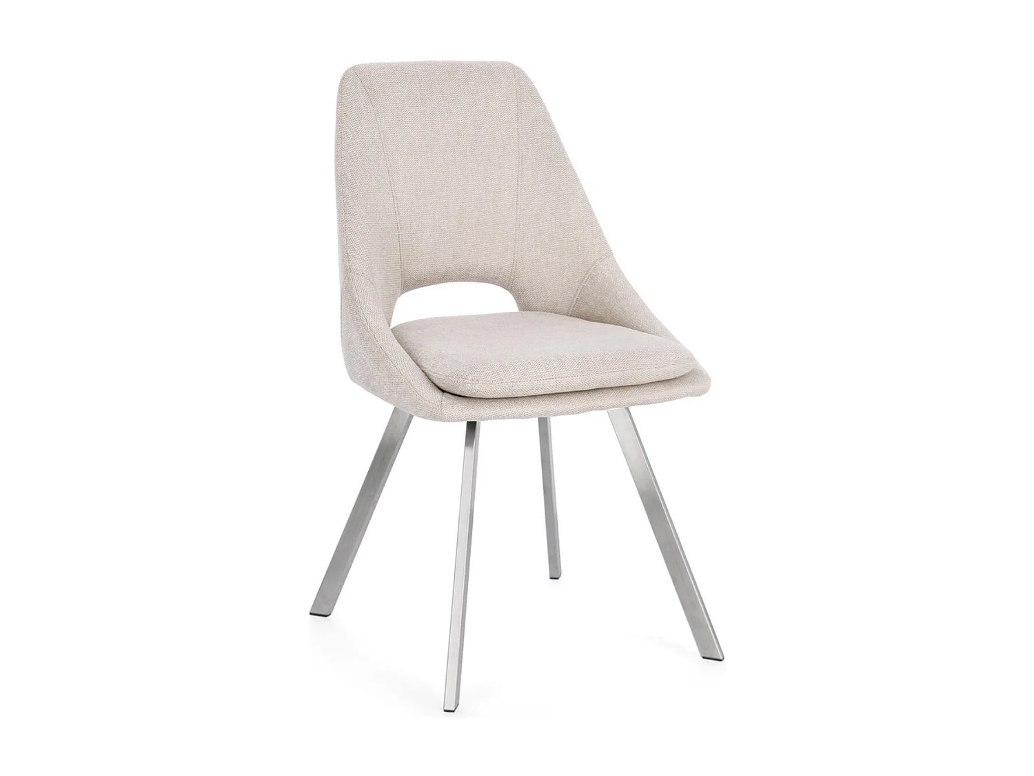 Lot de 2 chaises modernes Kashar – Élégance Contemporaine-Beige