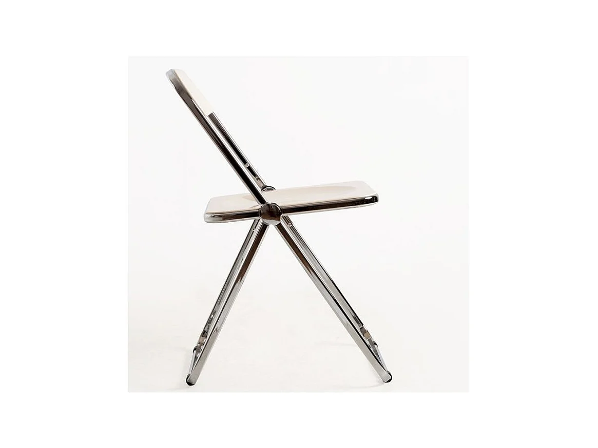 Chaise pliante blanche Marta - Lot de 4