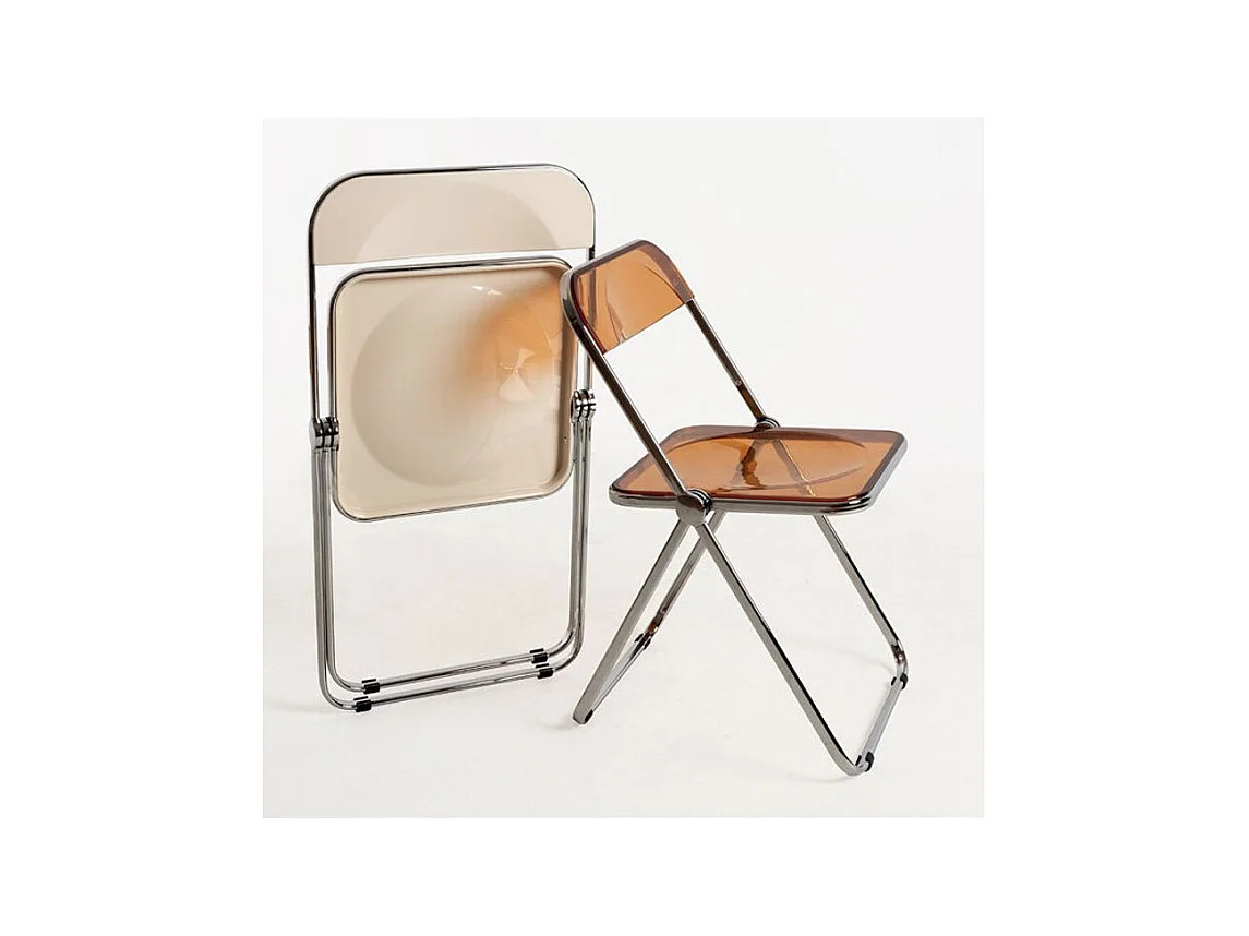 Chaise pliante blanche Marta - Lot de 4