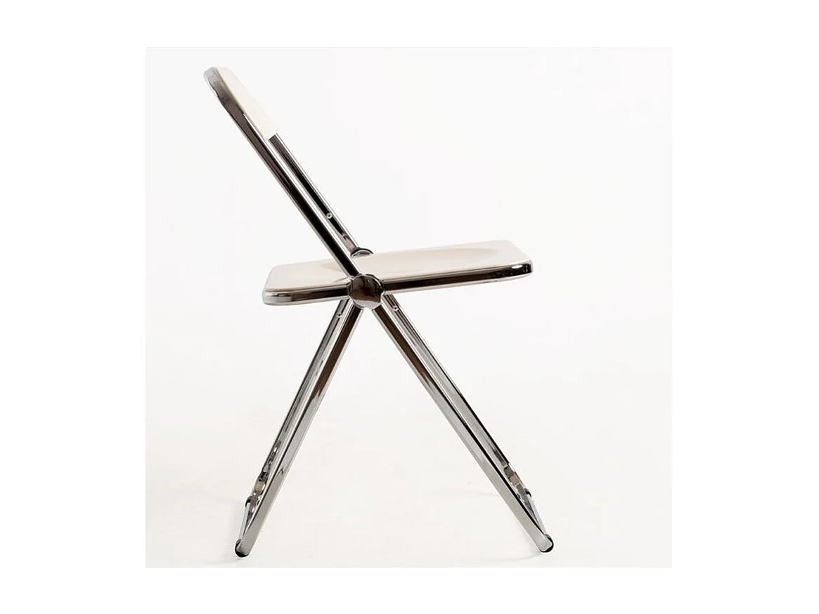 Chaise pliante blanche Marta - Lot de 4