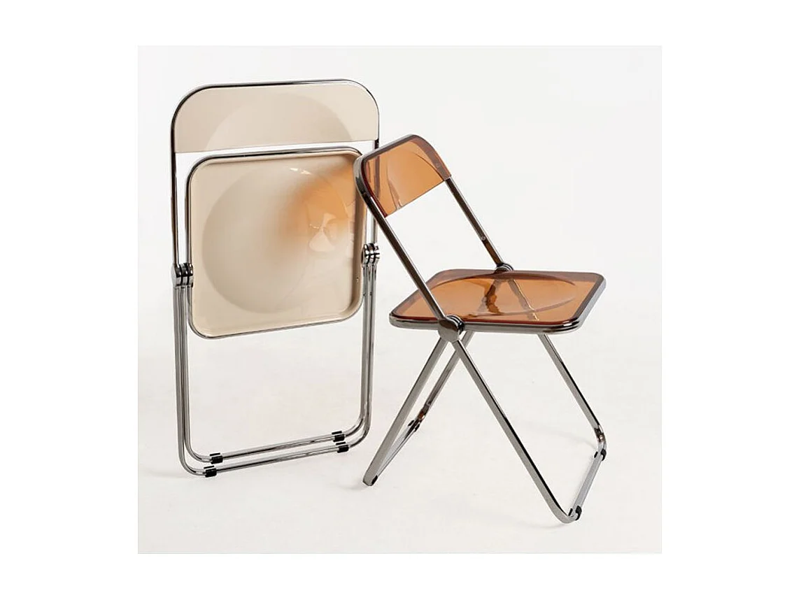 Chaise pliante blanche Marta - Lot de 4