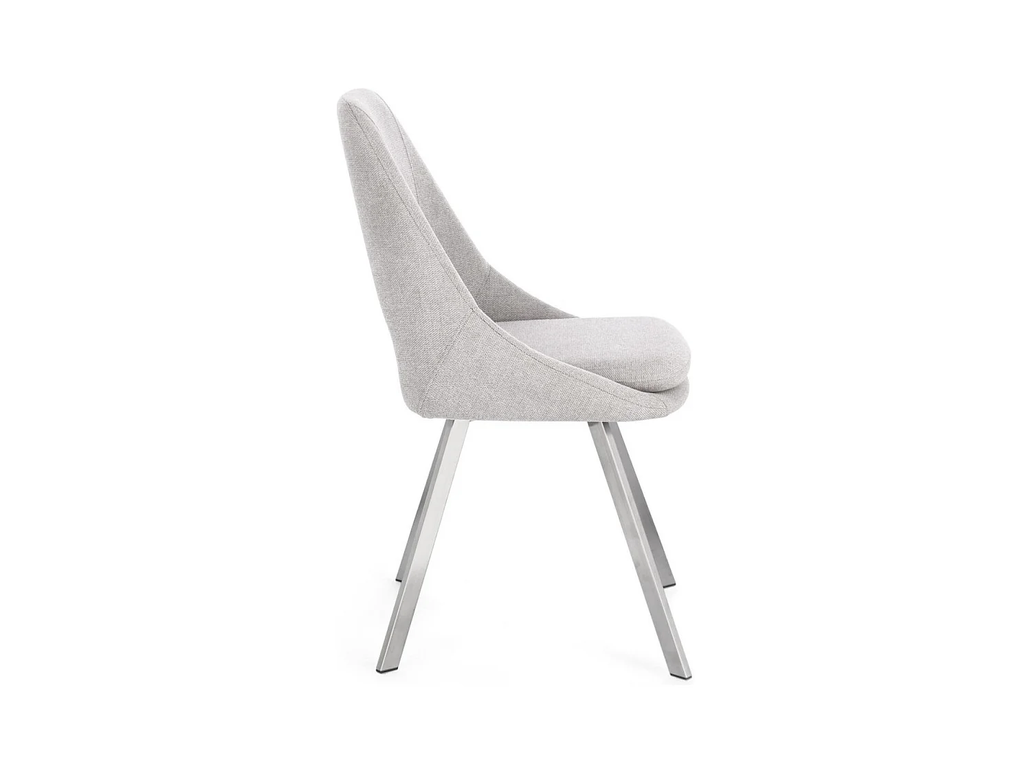 Lot de 2 chaises modernes Kashar – Élégance Contemporaine-Gris clair