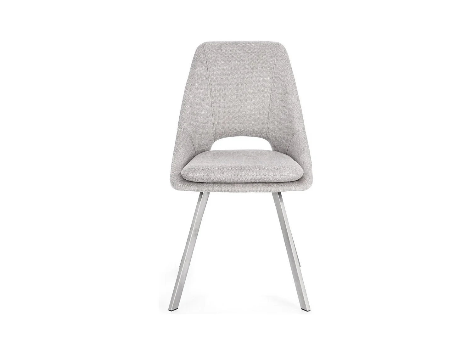Lot de 2 chaises modernes Kashar – Élégance Contemporaine-Gris clair