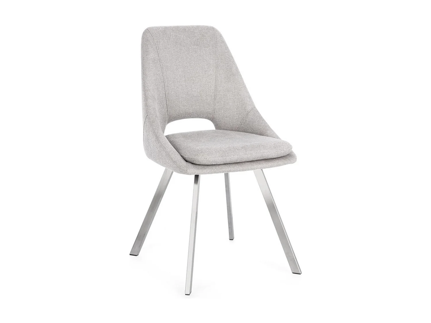 Lot de 2 chaises modernes Kashar – Élégance Contemporaine-Gris clair