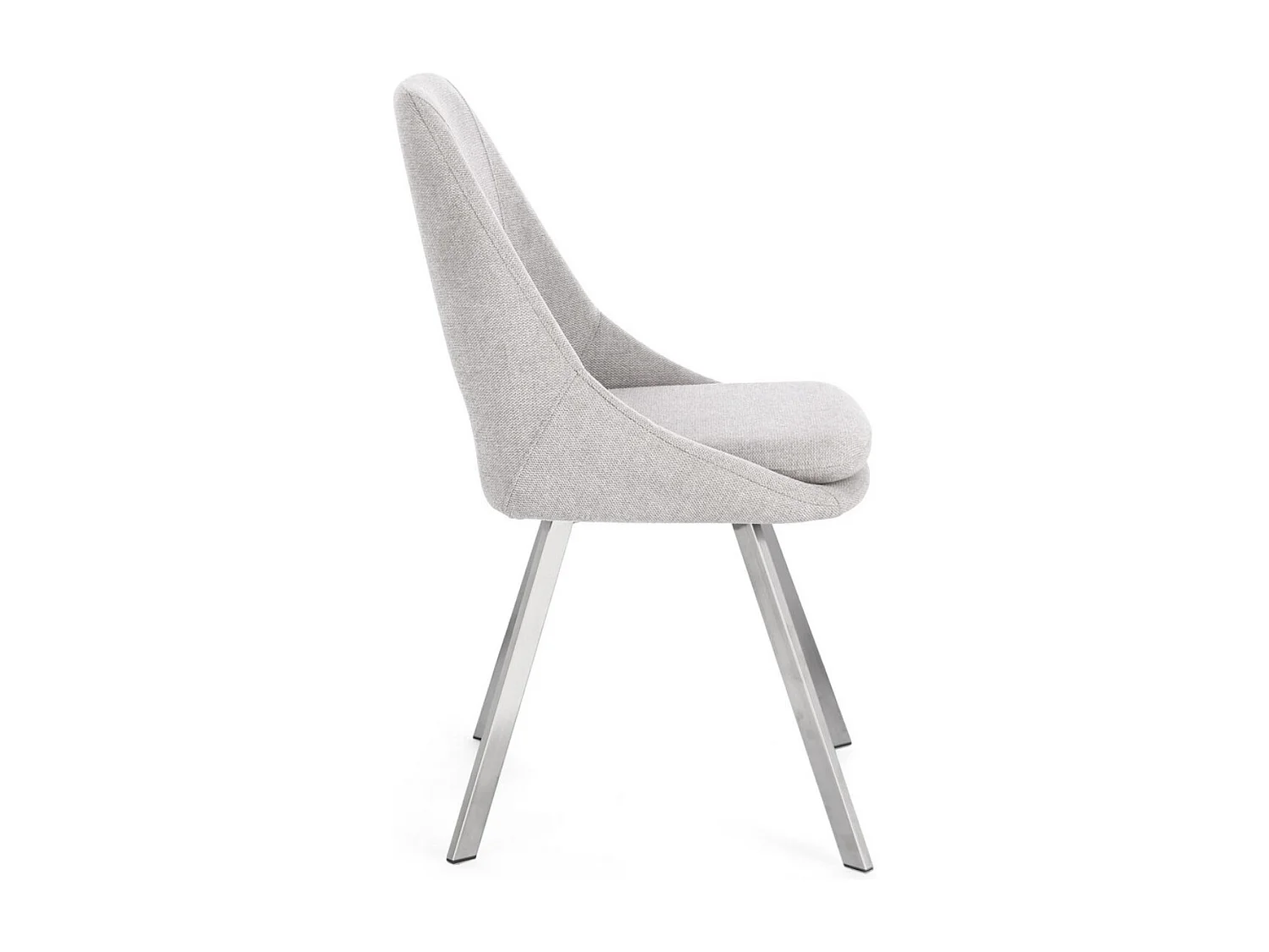 Lot de 2 chaises modernes Kashar – Élégance Contemporaine-Gris clair