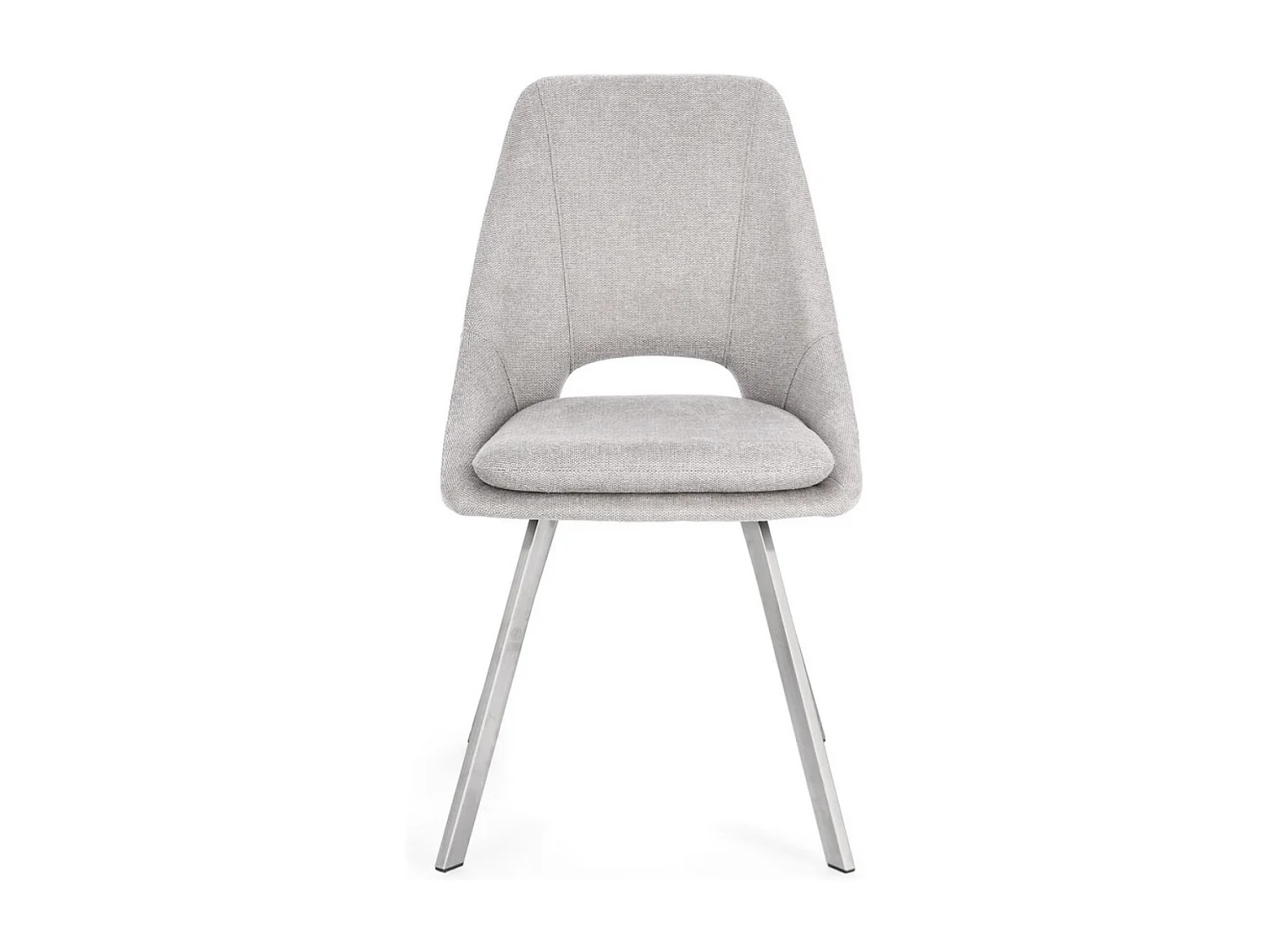 Lot de 2 chaises modernes Kashar – Élégance Contemporaine-Gris clair
