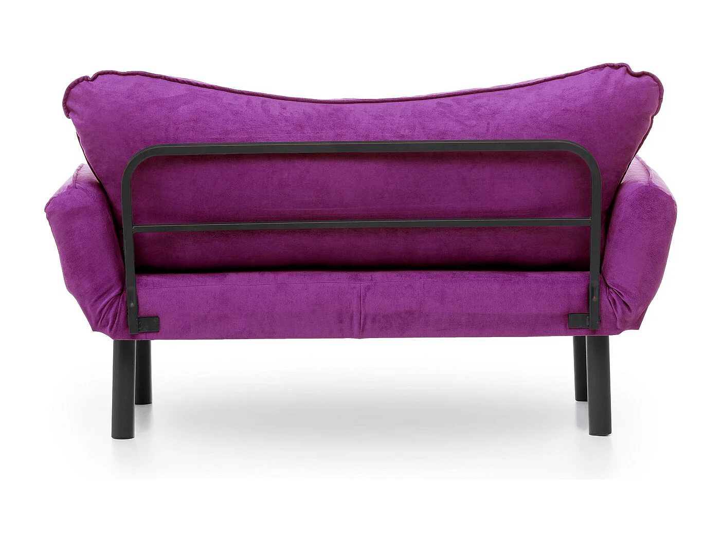 Sofá convertible 2 plazas Kalos tela violeta 140 cm