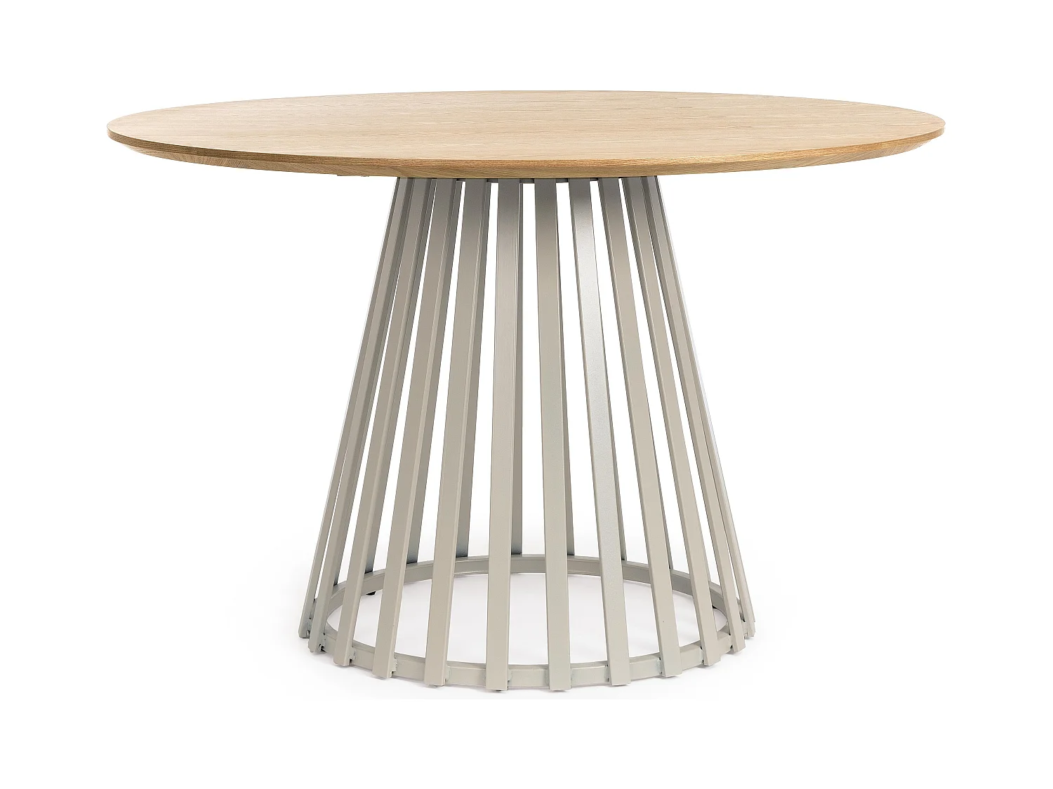 KILA ronde eettafel Ø120 cm-Kleur Taupe grijs