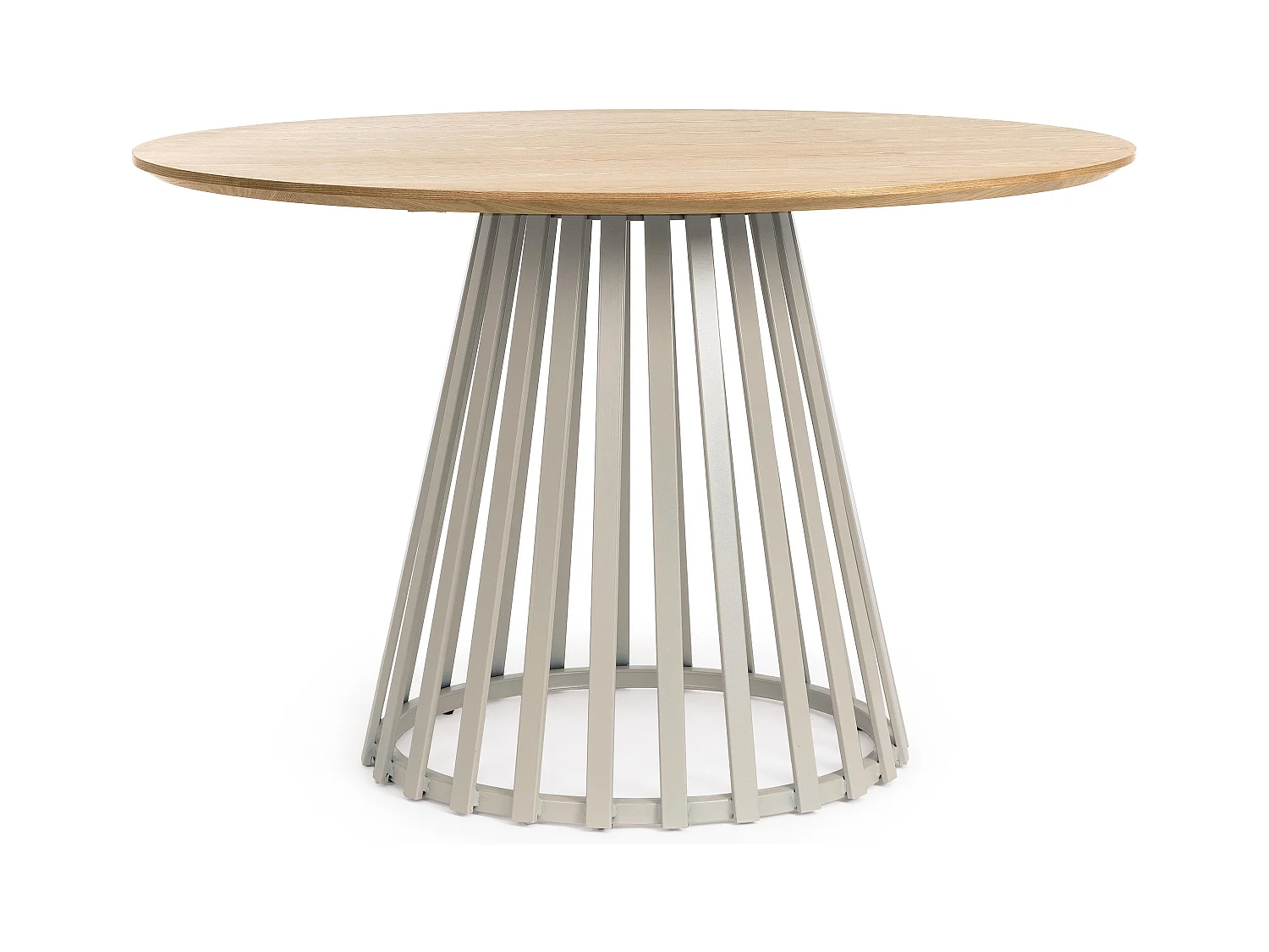 KILA ronde eettafel Ø120 cm-Kleur Taupe grijs