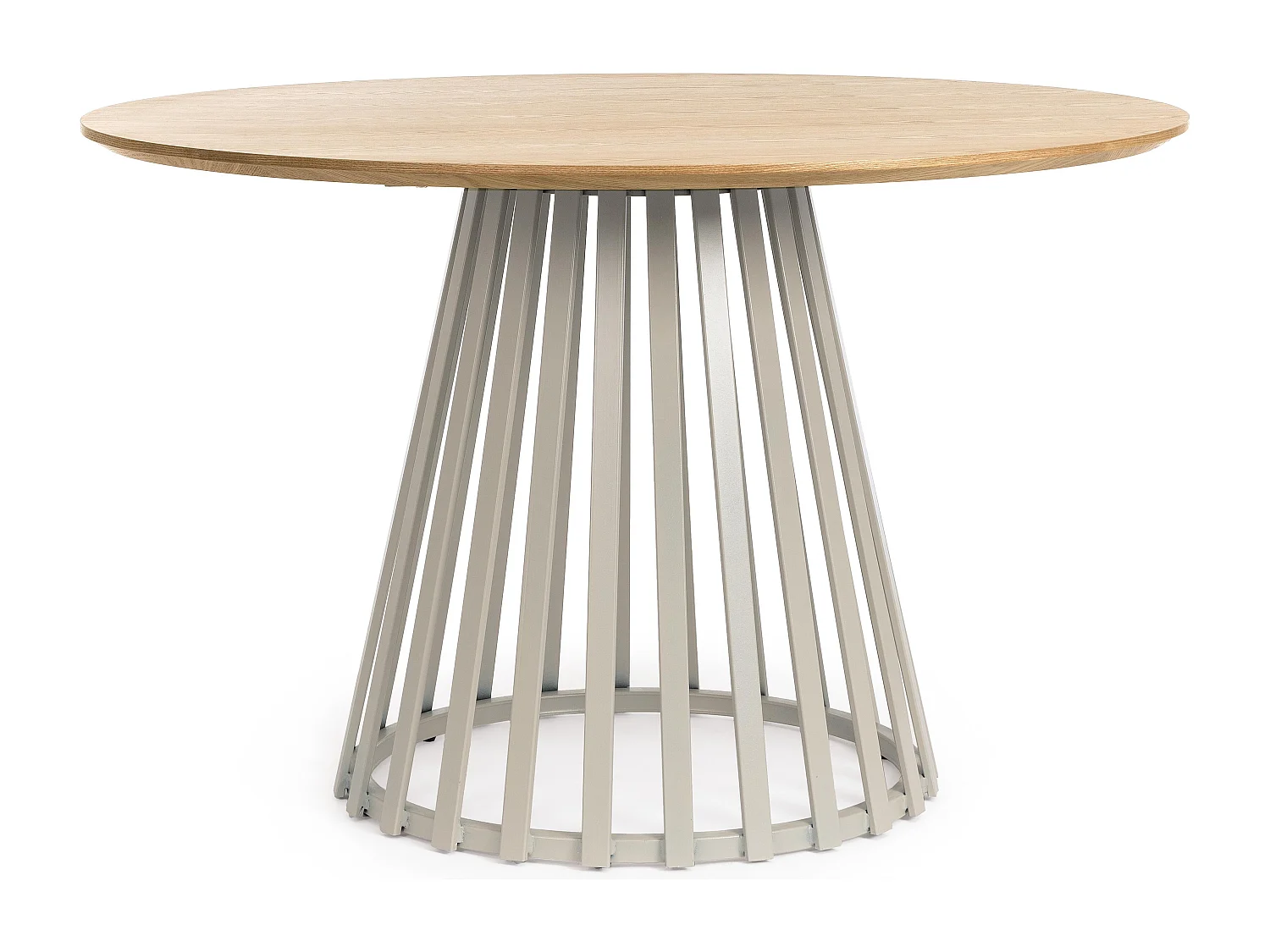 KILA ronde eettafel Ø120 cm-Kleur Taupe grijs