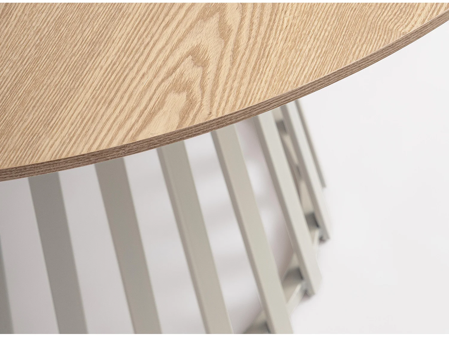 KILA ronde eettafel Ø120 cm-Kleur Taupe grijs