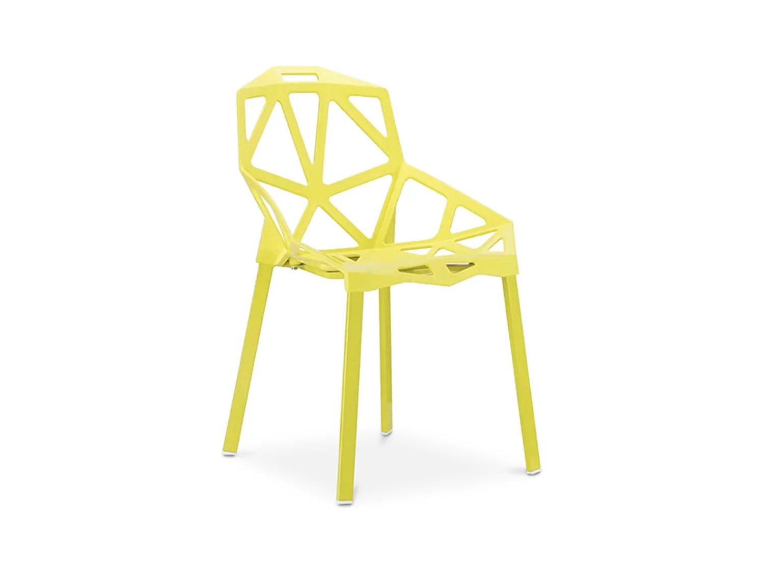 Chaise Spider – Design Moderne pour Intérieur et Extérieur-Couleur Jaune