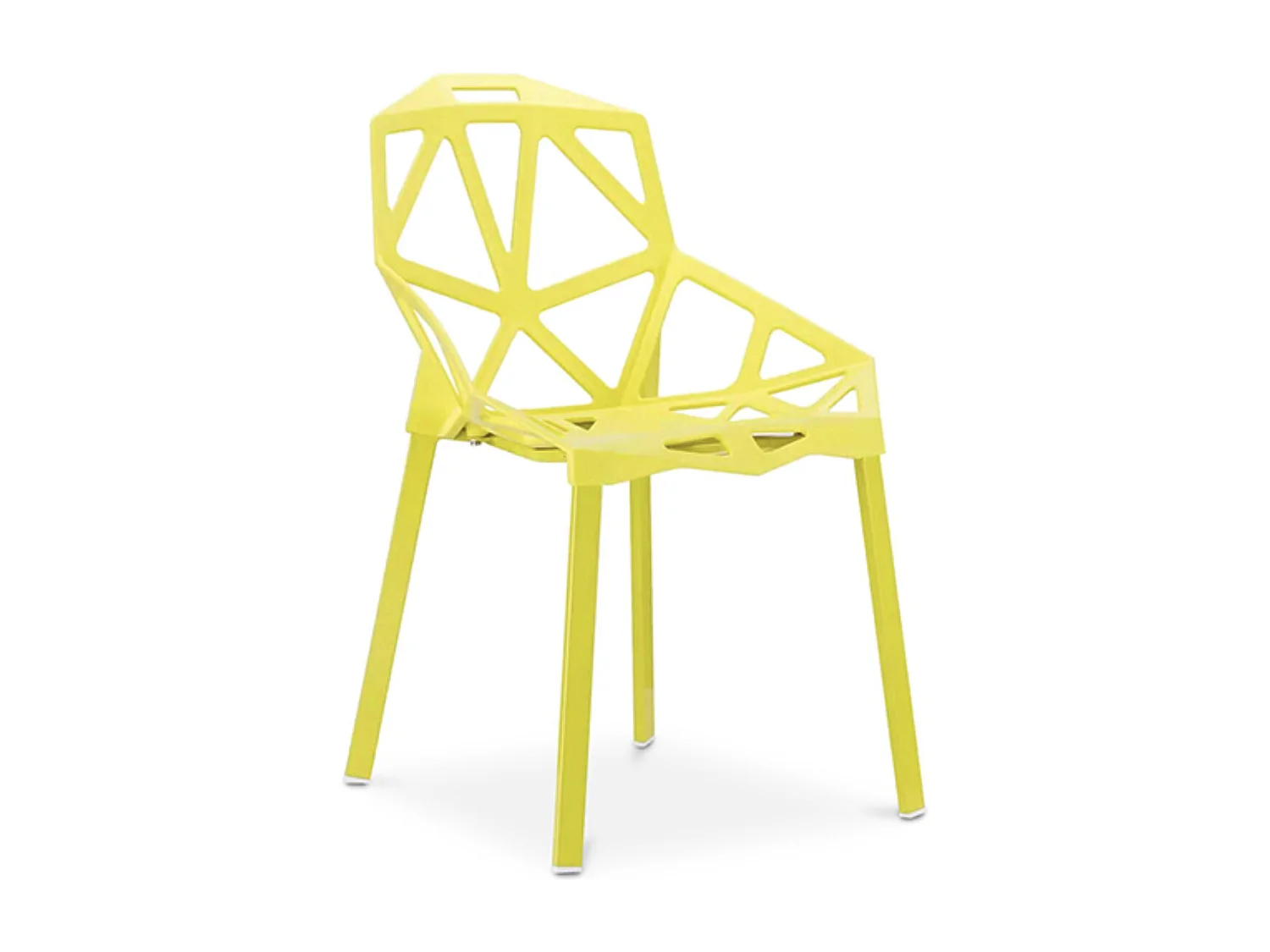 Chaise Spider – Design Moderne pour Intérieur et Extérieur-Couleur Jaune