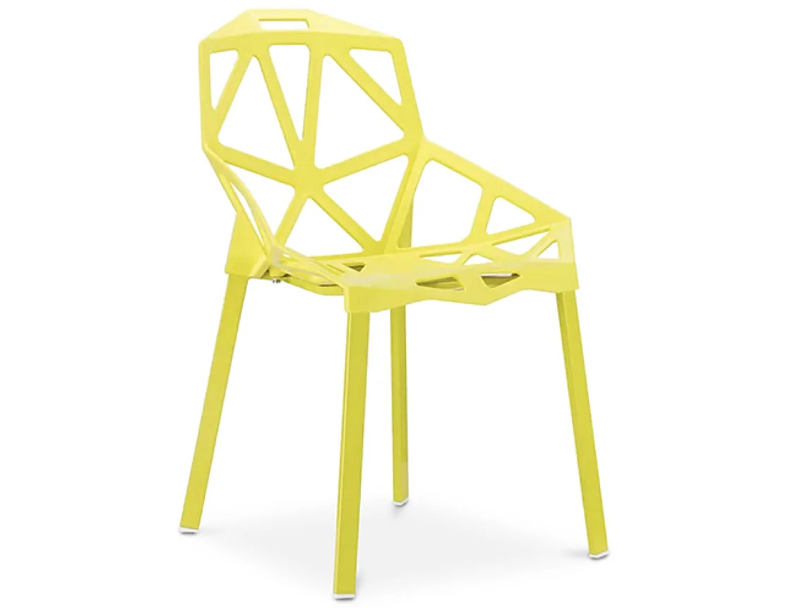 Chaise Spider – Design Moderne pour Intérieur et Extérieur-Jaune