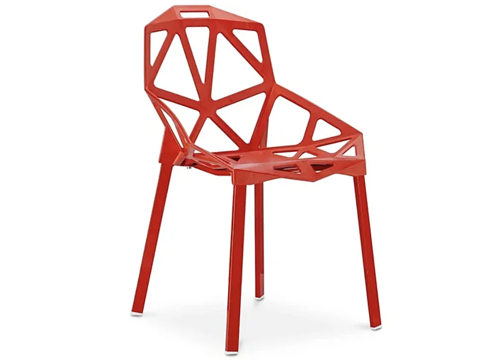 Chaise Spider – Design Moderne pour Intérieur et Extérieur-Jaune
