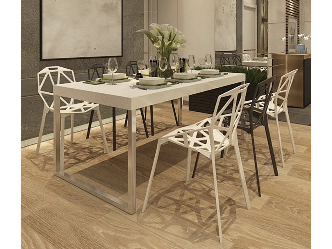 Chaise Spider – Design Moderne pour Intérieur et Extérieur-Jaune