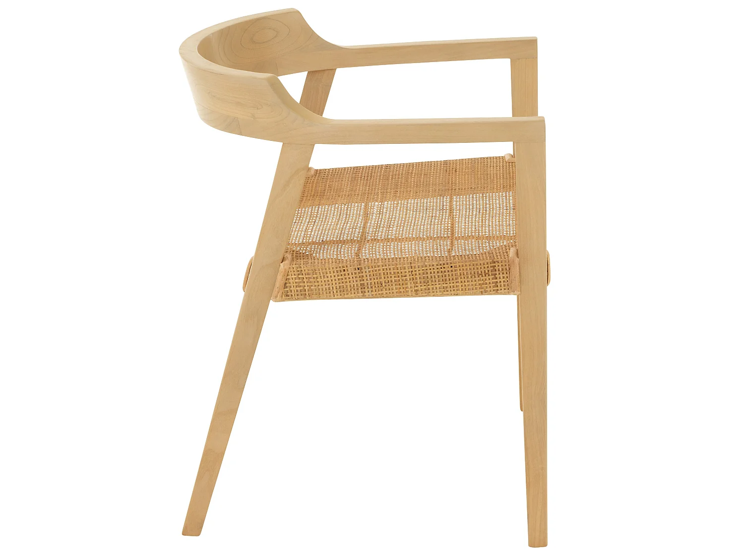 Chaise Design "Sungkai" 71cm Naturel