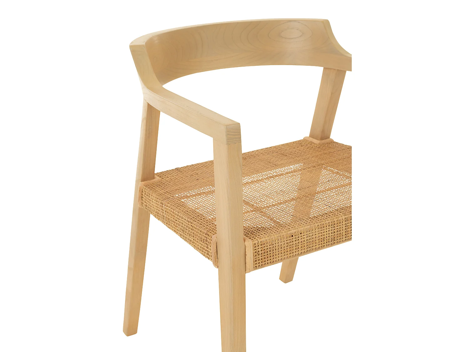 Chaise Design "Sungkai" 71cm Naturel