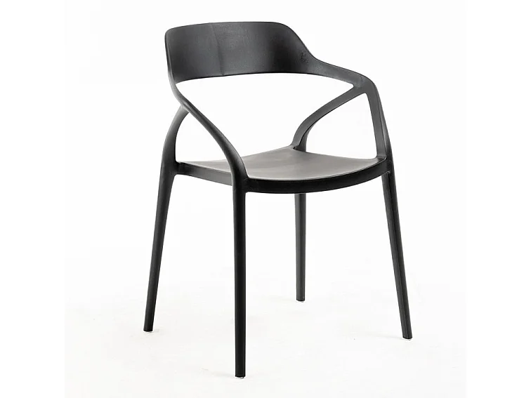 Chaise polypropylène Kinzo – Intérieur et extérieur-Blanc