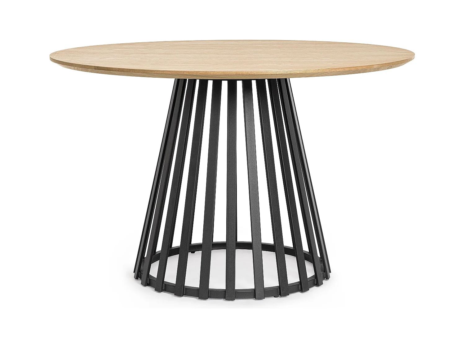 Table à manger ronde KILA Ø120cm-Noir