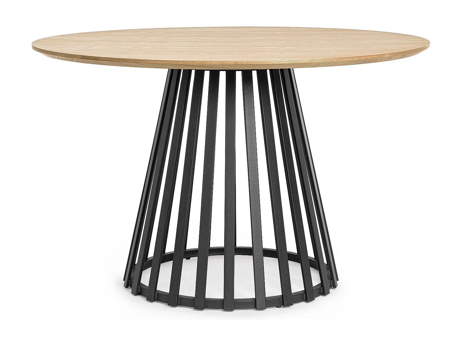 Table à manger ronde KILA Ø120cm-Noir