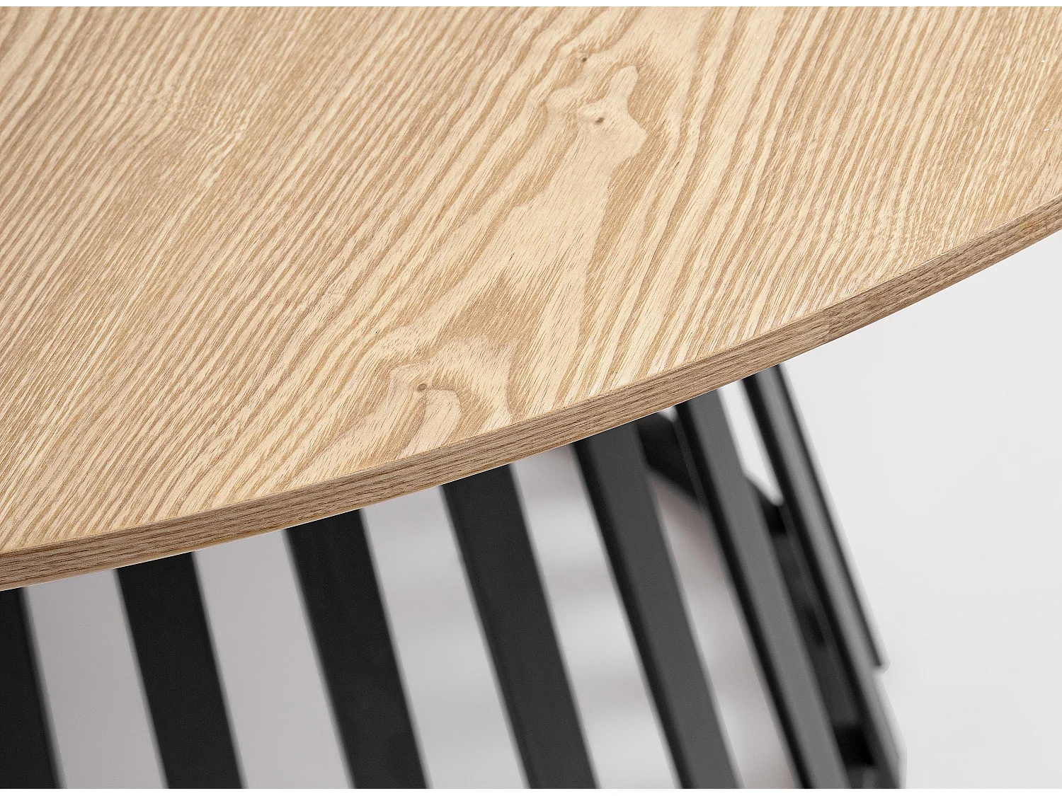 Table à manger ronde KILA Ø120cm-Noir