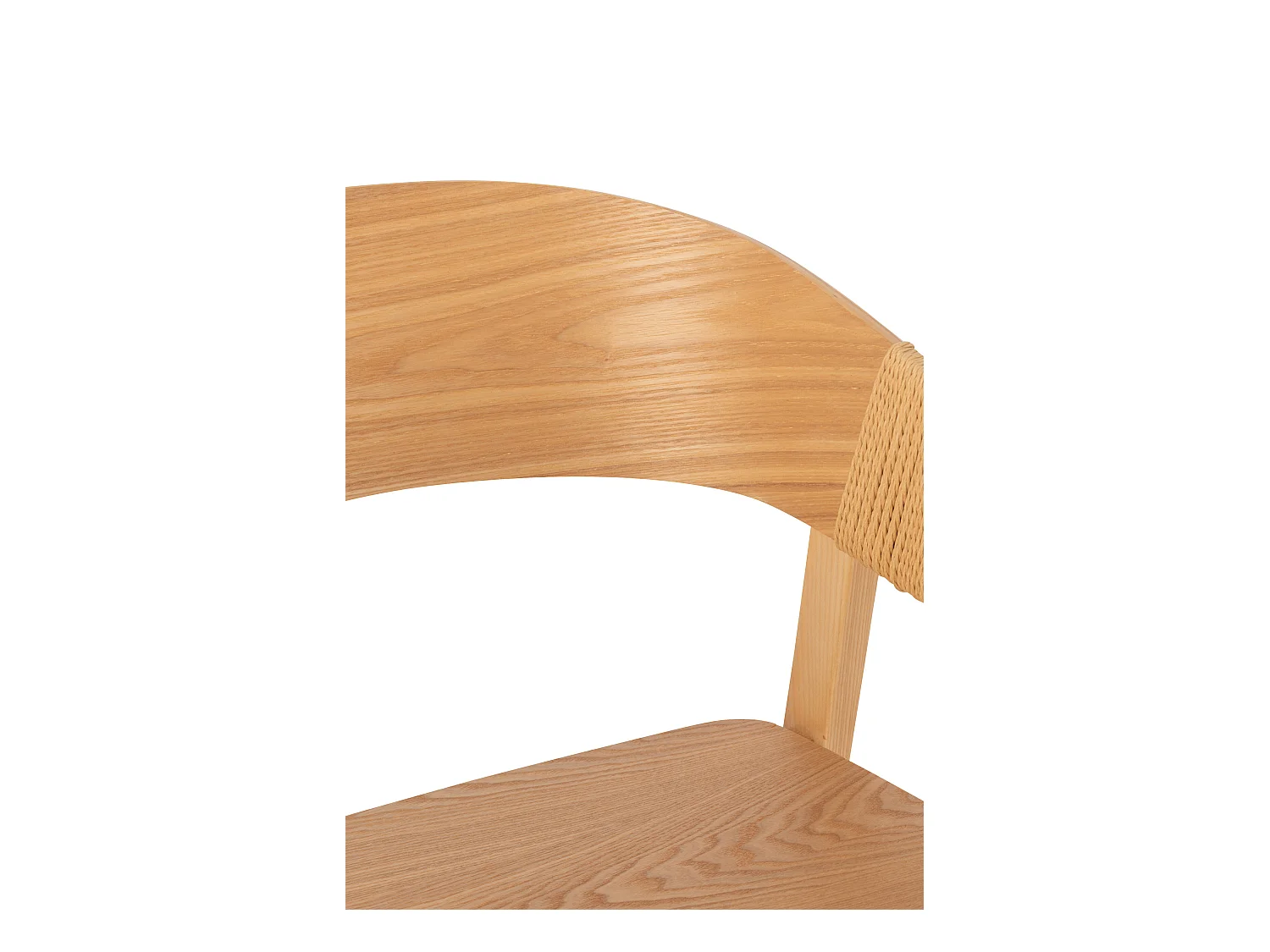 Fauteuil en bois de frêne HIVA – Sobriété naturelle et élégance contemporaine