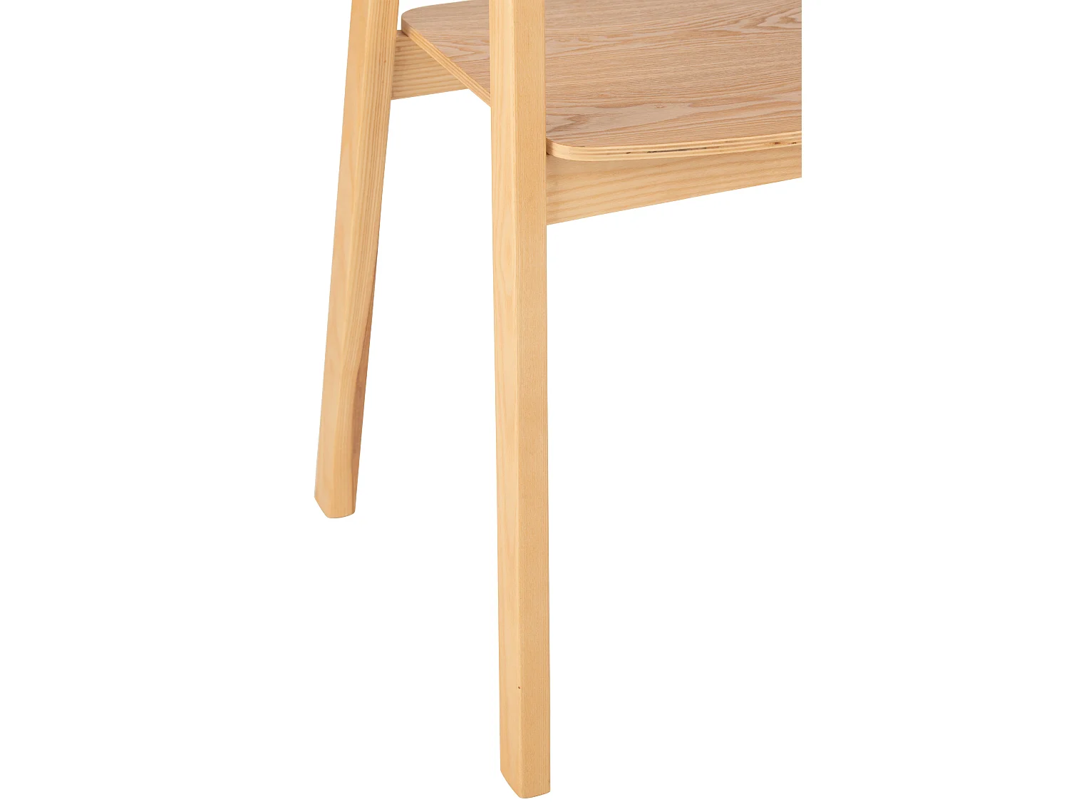 Fauteuil en bois de frêne HIVA – Sobriété naturelle et élégance contemporaine