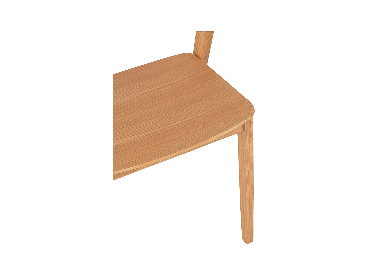 Chaise en bois de frêne HIVA – Design épuré et charme naturel