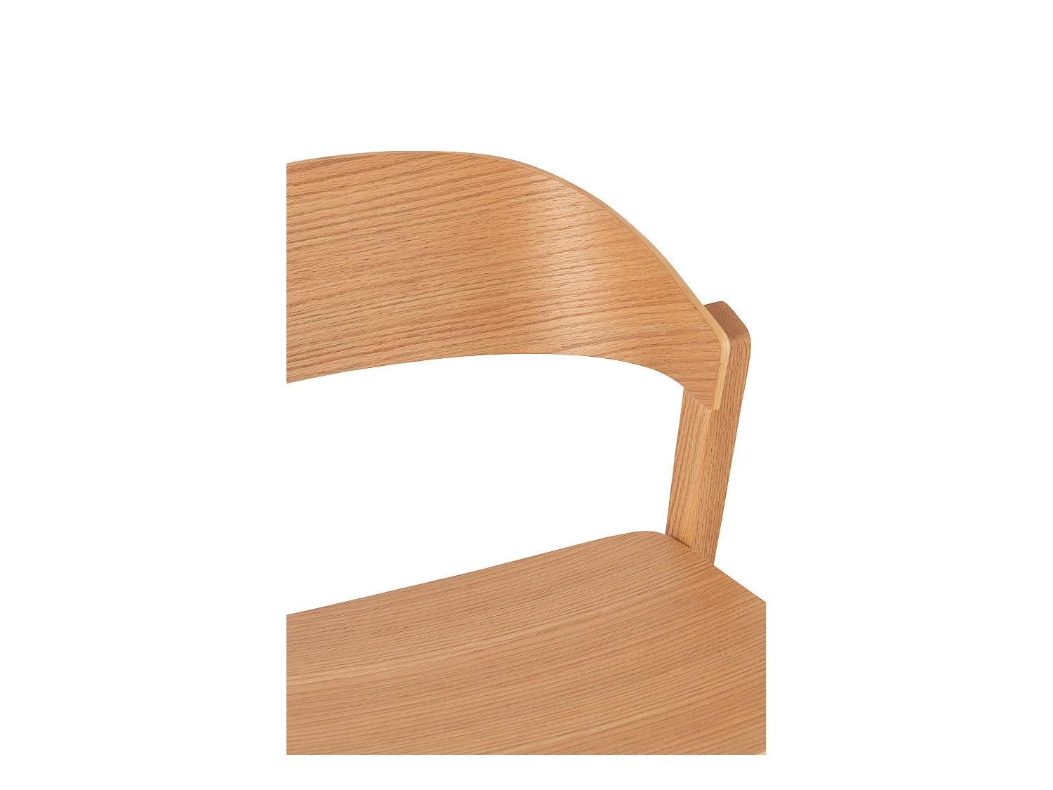 Chaise en bois de frêne HIVA – Design épuré et charme naturel