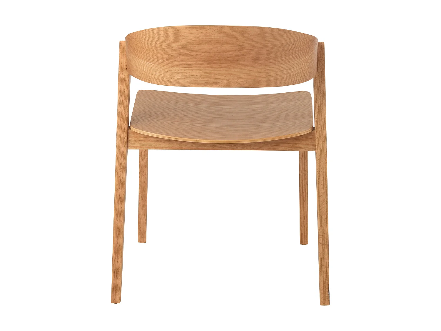 Chaise en bois de frêne HIVA – Design épuré et charme naturel