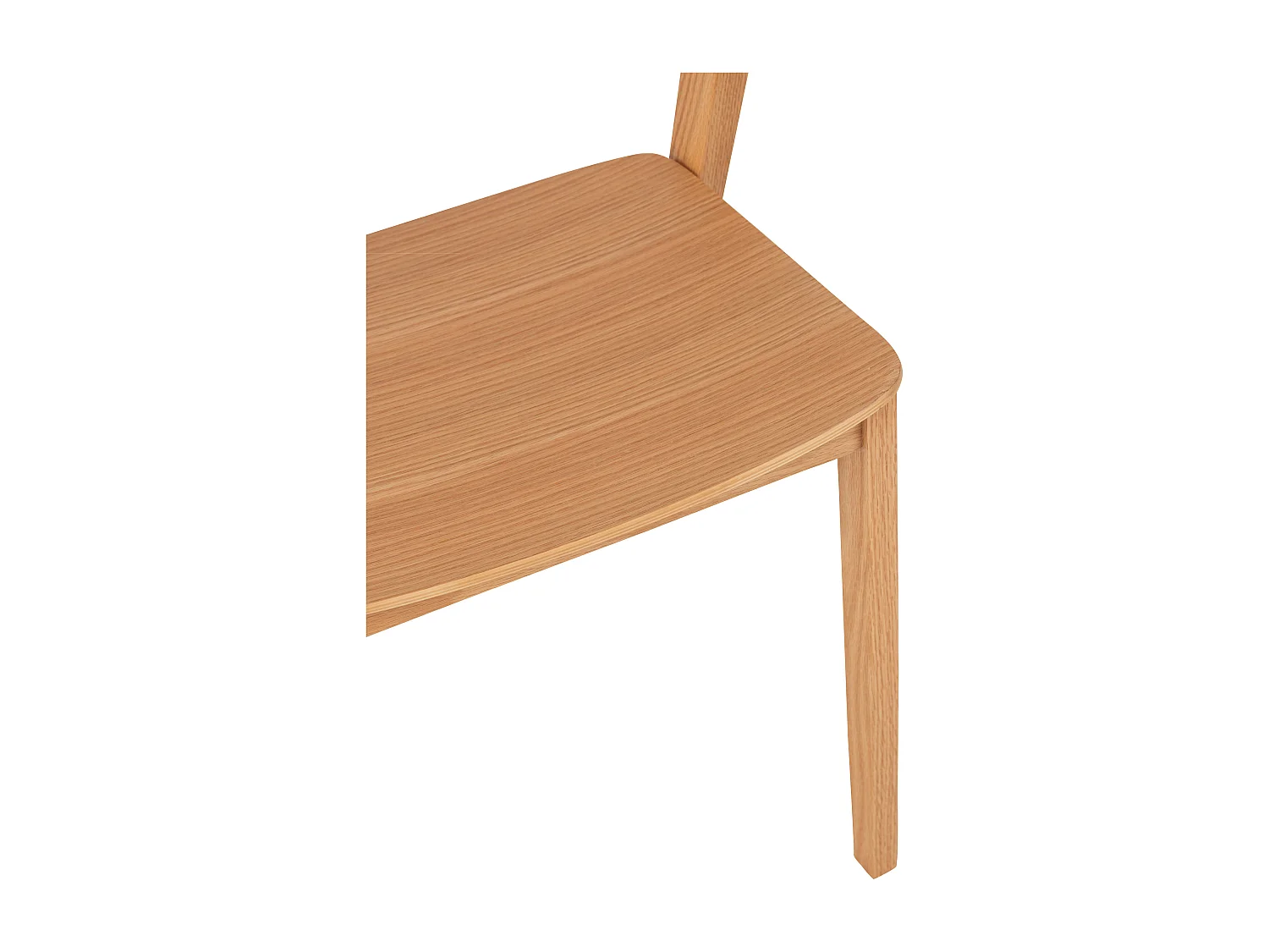 Chaise en bois de frêne HIVA – Design épuré et charme naturel