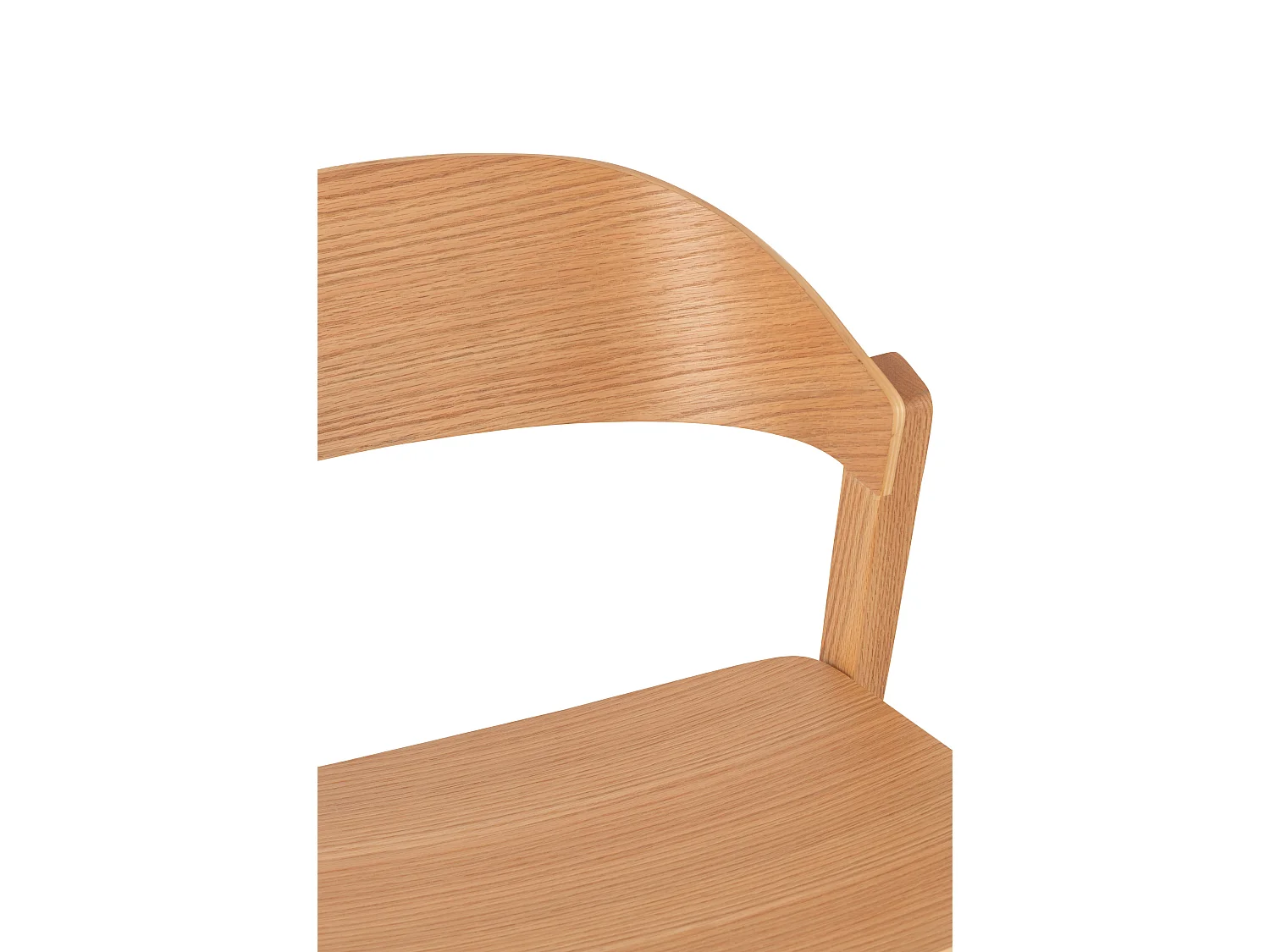 Chaise en bois de frêne HIVA – Design épuré et charme naturel