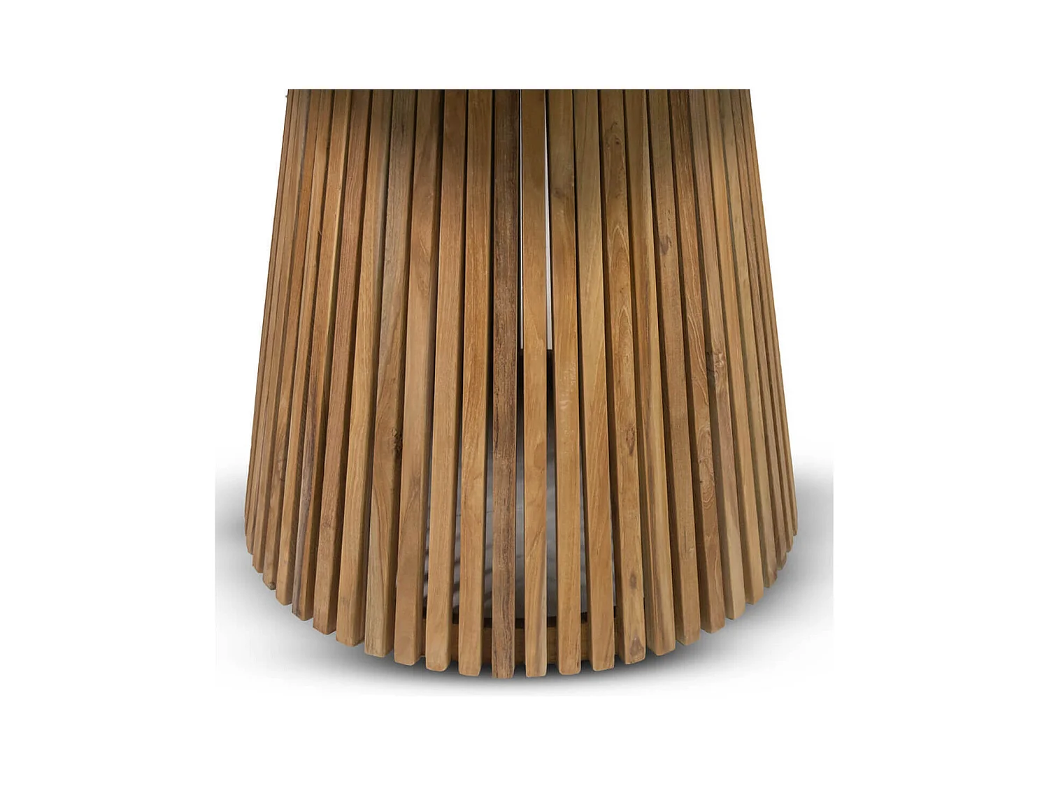 Table à manger ronde en bois massif KURIAL Ø130cm – 6 places