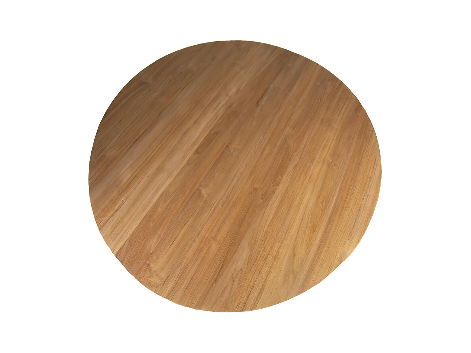 Table à manger ronde en bois massif KURIAL Ø130cm – 6 places